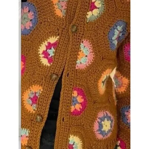 Tach Clothing Tabita Crochet Wool Cardigan - Picture 4 of 16